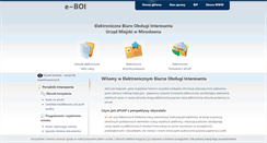 Desktop Screenshot of eboi.miroslawiec.pl